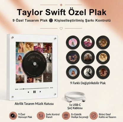 Oliese Aura Player — Manyetik Plaklı Müzik Kutusu