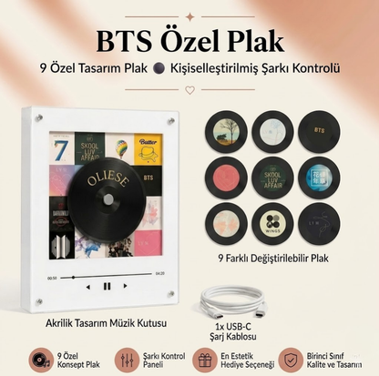 Oliese Aura Player — Manyetik Plaklı Müzik Kutusu