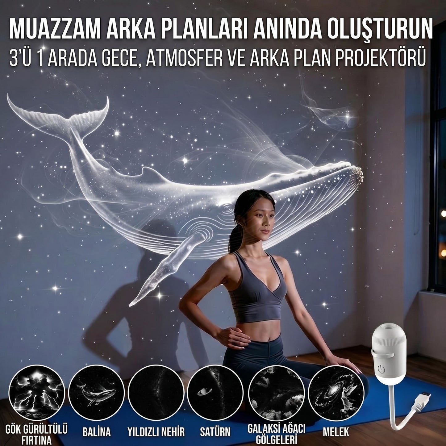 Oliese Mini Projeksiyon 🪐
