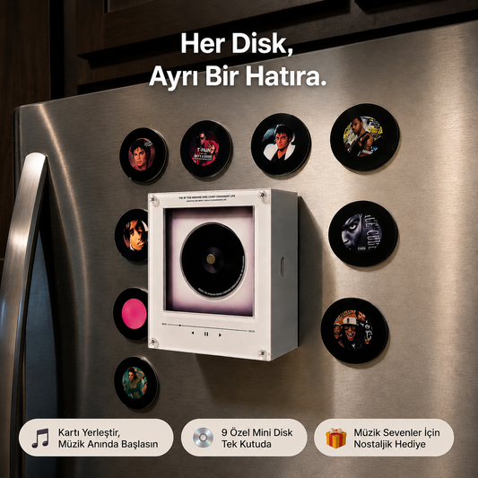 Oliese Aura Player — Manyetik Plaklı Müzik Kutusu