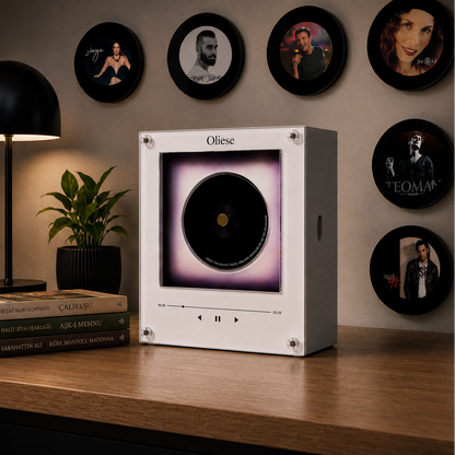 Oliese Aura Player — Manyetik Plaklı Müzik Kutusu